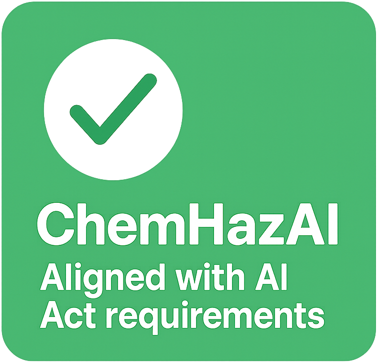 ChemHazAI aligned with AI Act