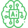 Illustration of a brain symbolizing artificial intelligence